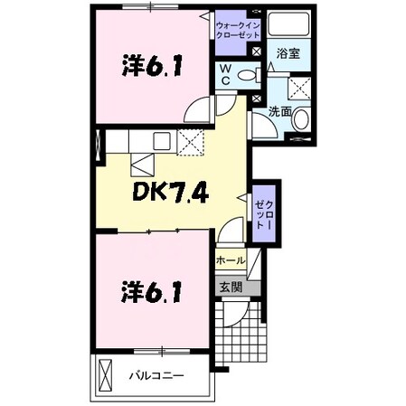 五社駅 徒歩17分 1階の物件間取画像